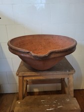 Antique french tian dairy bowl - dairy,