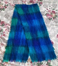 Vintage Mohair Scarf Blue