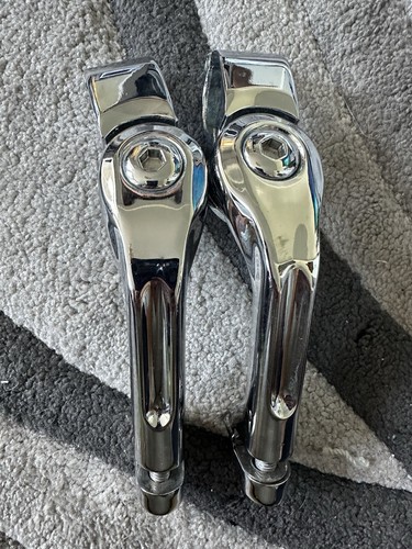 Chrome adjustable highway peg - adjustable,