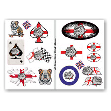 A5 English Bulldog Flag Vinyl