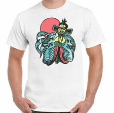 Big Trouble In Little China T-Shirt  Fu Manchu 100% retro gift white S- 3xl  