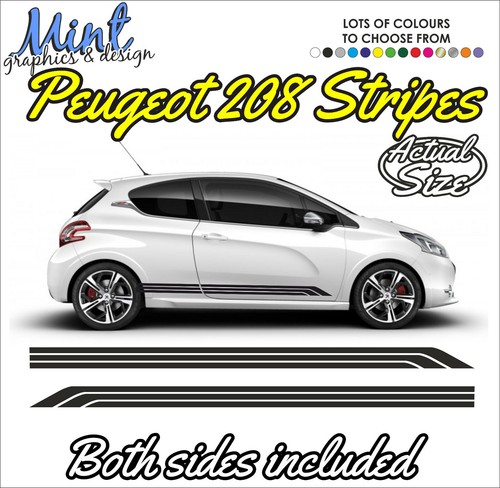 Peugeot 208 side stripes - peugeot, 3/5