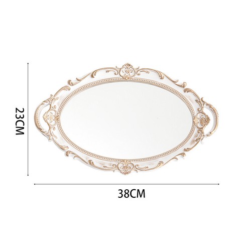Decorative tray oval - decorative, round