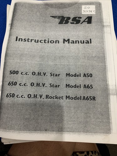 Bsa a50 a65 1962 - bsa, 1962-1964