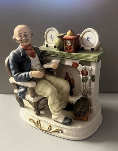 Vintage porcelain old - old, man