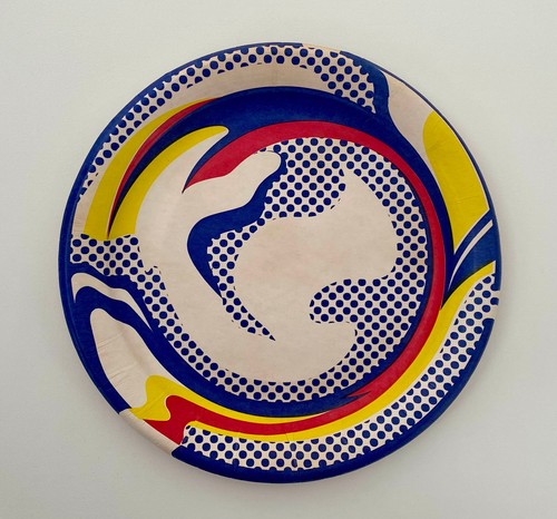 Roy lichtenstein paper plate - roy,