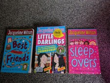 Jacqueline Wilson Set Of 3 Books best Friends, Sleepover And Little darlings