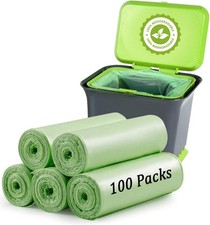 Biodegradable Bin Liners 100