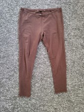 Chocolate Brown Basic Cropped