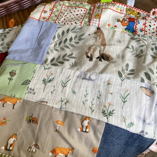 Large handmade blanket taggie - handmade,