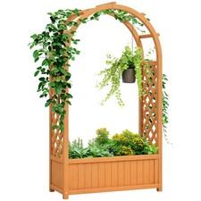 Outsunny wooden raised - raised, garden