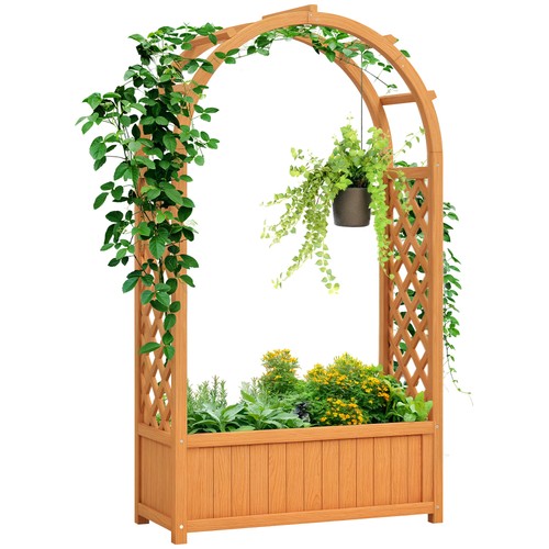 Outsunny wooden raised - wooden,