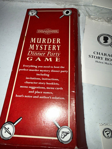Drambuie murder mystery dinner - murder,