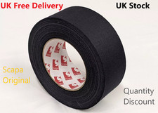 Black Sniper Tape 50mm x 50M – Strong Fabric Cloth Adhesive Military Tape