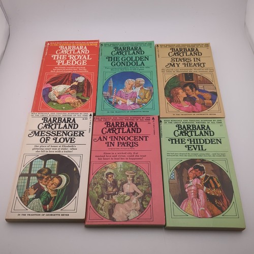 Barbara cartland lot vintage - 6,