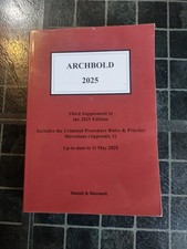 Archbold: Criminal Pleading Evidence and Practice 2025 Paperback