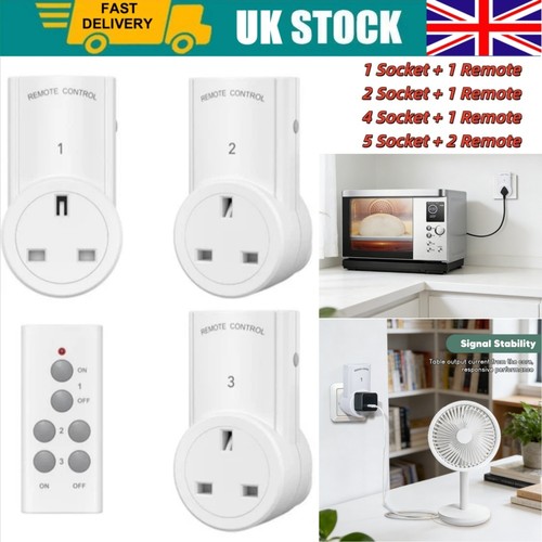 Remote control sockets - 1-5,