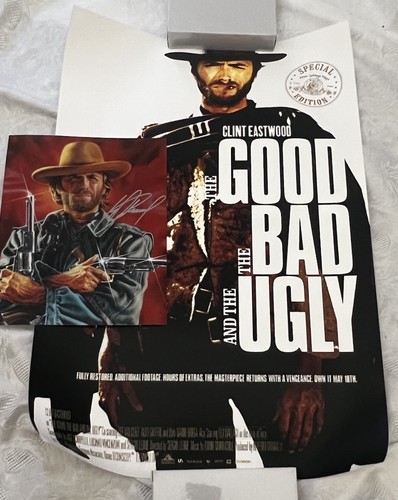 Clint eastwood hand signed - eastwood,