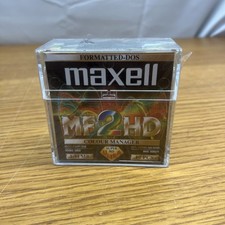 10x MAXELL Floppy Disk MF2HD