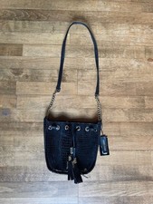 Biba Black leather handbag