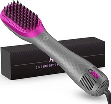 APOKE 3 in 1 Hair Dryer Brush Straightener Brush, Professional 1200W ###