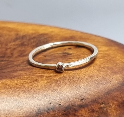 Sterling silver stacking ring
