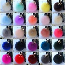 Fluffy Faux Fur Keychains