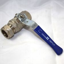 22mm 3/4" LEVER BALL VALVE - BLUE HANDLE - NEW OTHER SEE DESCRIPTION