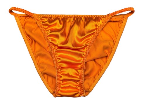 Classic satin string bikini - satin,