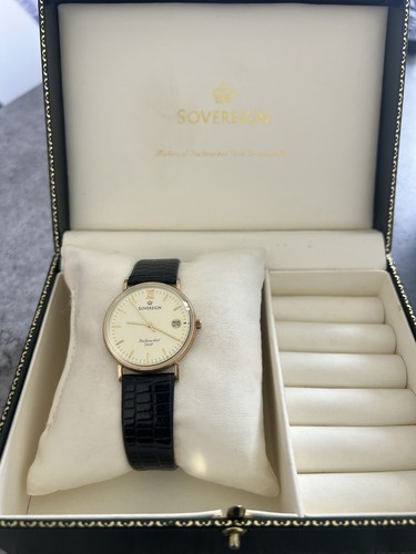 Sovereign carat gold watch - sovereign,