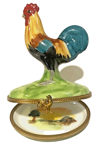 Limoges peint main trinket - main,