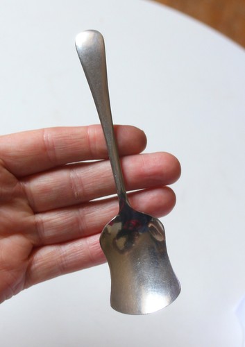 Vintage tea caddy - caddy, spoon