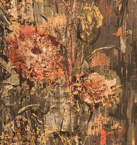 Abstract mid century brown - abstract,
