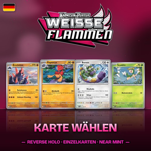 Pokemon cards white - white, flames
