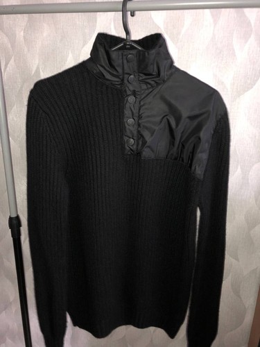 Black aquascutum wool sweater - black,