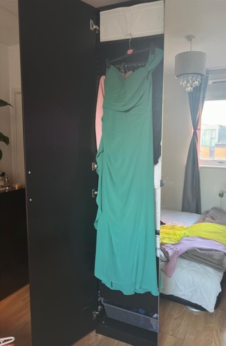 Emerald green evening - emerald,