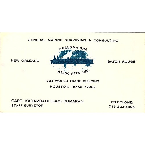 World marine associates inc - world,