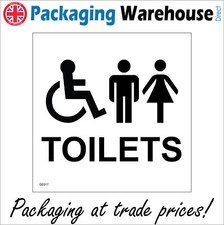 GE017 TOILETS SIGN DOOR PLAQUE