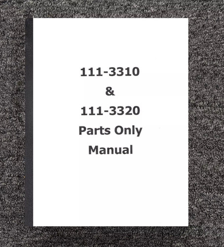 Parts manual fits enco - enco, x