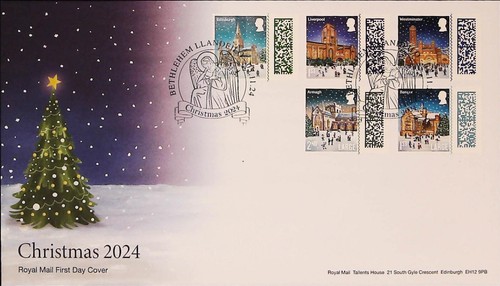 2024 fdc christmas - christmas,
