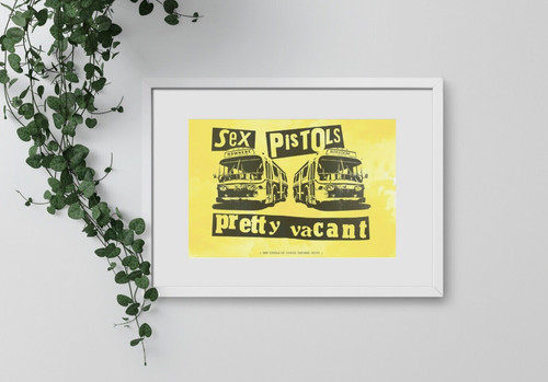 Sex pistols yellow pretty - a4,