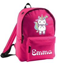 Kid's Unicorn Cute Kawaii Backpack Bag Add Name Custom Boy Girl Gift Idea Animal