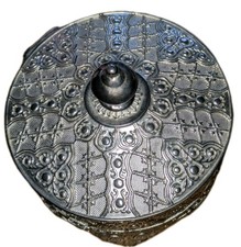 Vintage Ornate Silver Tone