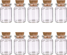 10 Pcs Small Glass Bottles