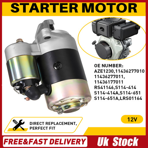 Starter motor 12v 4kw - starter, 8