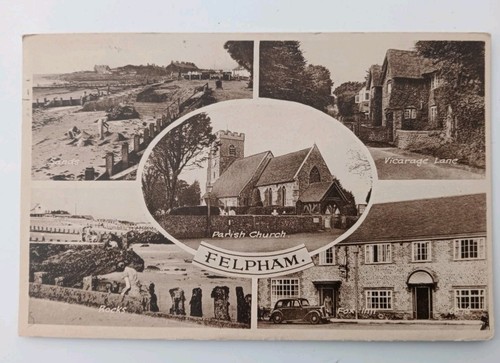 Vintage postcard felpham - vintage,