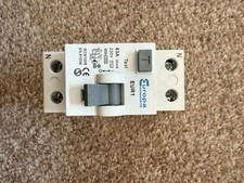 Europa Components 63A RCD, 30mA, EUR1