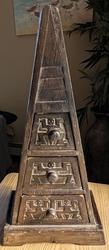 African style carved wood - african,