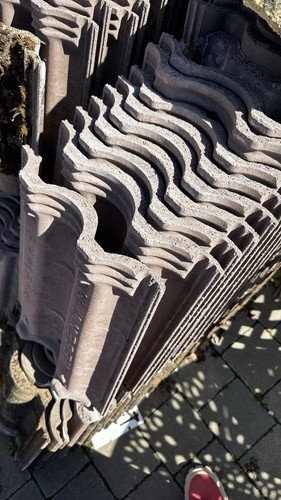 Reclaimed redland roof tiles - roof,
