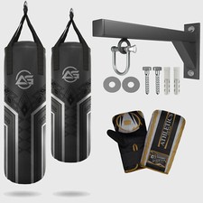 Punch Bag Boxing Set  2ft 3ft  Heavy Unfilled MMA Punching Kick Gym Exercise